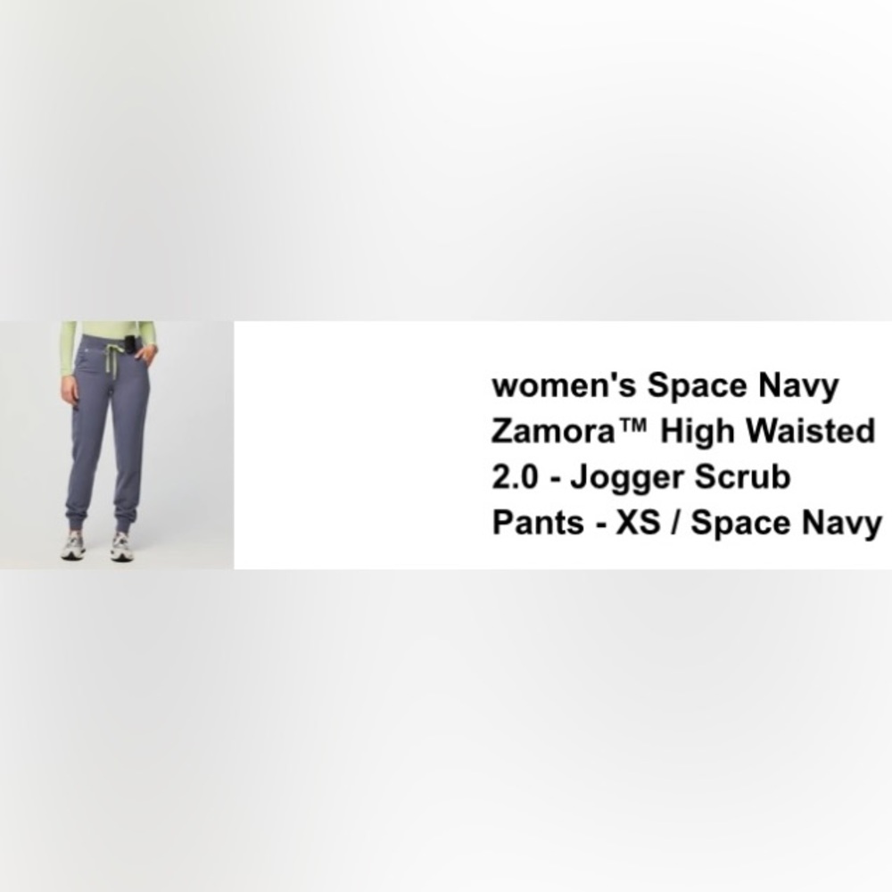 NWT FIGS SPACE GREY PANTS
